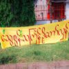 ယမန်နှစ် သင်္ကြန်အကြိုနေ့တွင် မန္တလေးမြို့၌ သံဃသမဂ္ဂသပိတ်စစ်ကြောင်းက ဆန္ဒပြလှုံ့ဆော်နေစဉ်၊ ဓာတ်ပုံ - သံဃသမဂ္ဂသပိတ်စစ်ကြောင်း