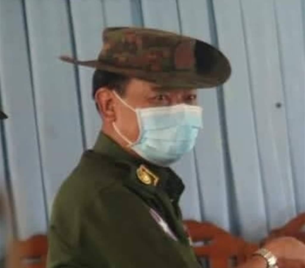 စစ်ကောင်စီ ပြည်ထဲရေး ဒုဝန်ကြီးနှင့် ရဲချုပ်ဇင်မင်းထက်
