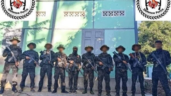 Natogyi Regional Defence Forceမှ ရဲဘော် များအား တွေ့ရစဉ်၊ ဓာတ်ပုံ-NRDF