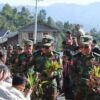 TNLA ခေါင်းဆောင်များ ဒေသခံများနှင့်တွေ့ဆုံနေစဉ်၊ ဓာတ်ပုံ - Ta'ang State TV