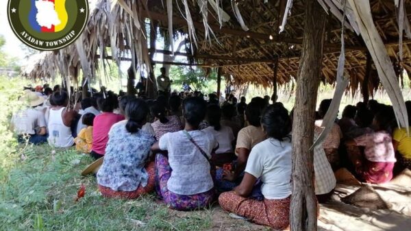 (အရာတော်ဒေသတွင် ရပ်ကျေး ပကဖ၊ ပအဖ များရွေးချယ်တင်မြောက်နေသည်ကို ၂၀၂၂ စက်တင်ဘာကတွေ့ရစဉ်၊ ဓာတ်ပုံ - အရာတော်မြို့နယ်ပြည်သူ့အုပ်ချုပ်ရေးအဖွဲ့ )