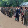 စစ်ကိုင်းတိုင်းအတွင်း တွေ့ရသည့် ပျူစောထီးအဖွဲ့ဝင်များ၏ စစ်သင်တန်းတစ်ခု၊ ဓာတ်ပုံ - CJ