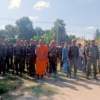 စစ်ကိုင်းတိုင်းအတွင်း စစ်ကောင်စီ စစ်သင်တန်းတစ်ခုတွင် တွေ့ရသည့် ဝါသဝနှင့် ပျူစောထီးများ၊ ဓာတ်ပုံ - အညာသားလေ
