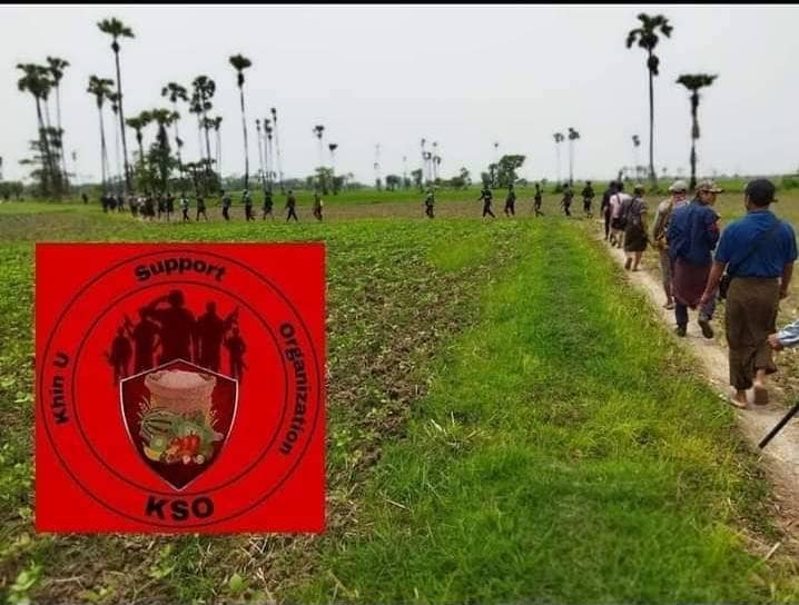 (Khin U Special Force Organization-KSOအဖွဲ့ရဲဘော်များအား တွေ့ရစဥ်။ ဓာတ်ပုံ-KSO)