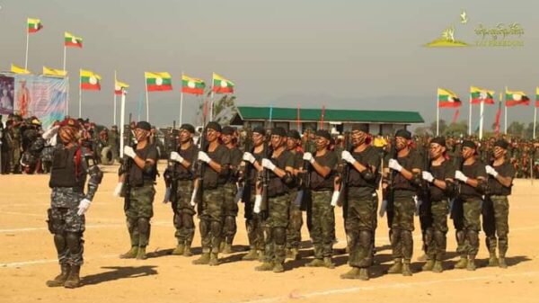 (RCSS နှင့် SSPP တပ်ဖွဲ့ဝင်များအား တွေ့ရစဉ်။ ဓာတ်ပုံ - CJ)