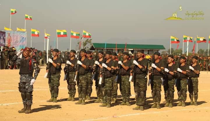 (RCSS နှင့် SSPP တပ်ဖွဲ့ဝင်များအား တွေ့ရစဉ်။ ဓာတ်ပုံ - CJ)