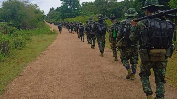 ​ဒေသခံကာကွယ်​ရေးတပ်ဖွဲ့ဝင်များ။ဓါတ်ပုံ-KMIC