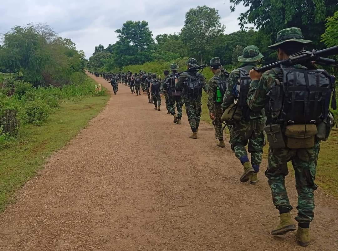 ​ဒေသခံကာကွယ်​ရေးတပ်ဖွဲ့ဝင်များ။ဓါတ်ပုံ-KMIC