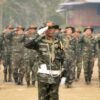 (ဂဠုန်စစ်ကြောင်း မွမ်းမံသင်တန်းဆင်းပွဲ မတ်လ ၄ရက်ကပြုလုပ်နေစဉ်။ ဓာတ်ပုံ - တောင်ပိုင်းစစ်ဒေသ)