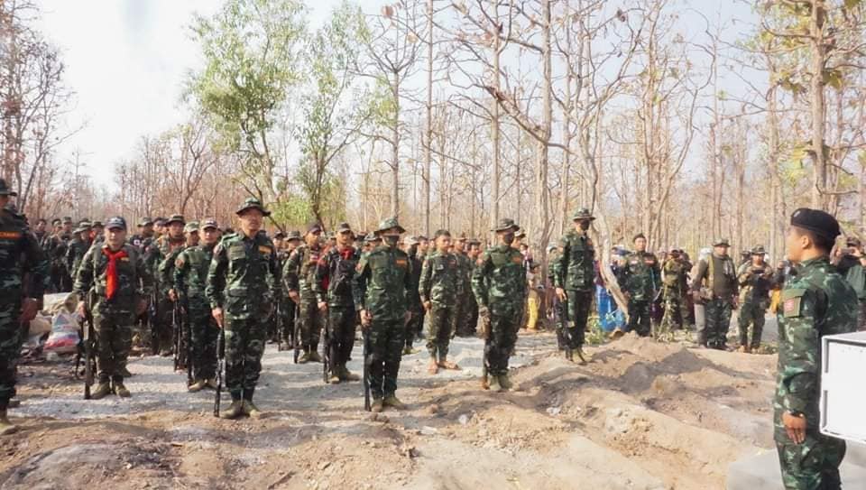 (ကျဆုံးရဲဘော်များ၏ဈာပနကိုအာဇာနည်ဗိမ္ဗာန်၌မတ် ၆ ရက်တွင်ကျင်းပပြုလုပ်ခဲ့သည်။ဓါတ်ပုံ-CJ)