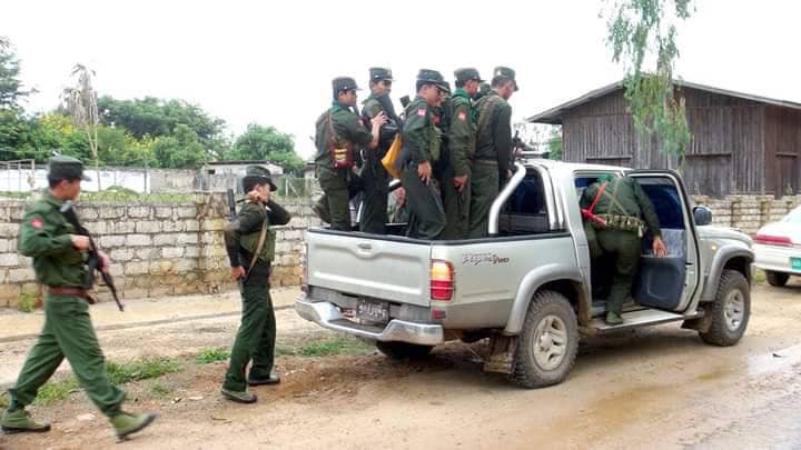 (RCSS နှင့် SSPP တပ်ဖွဲ့ဝင်များအား တွေ့ရစဉ်။ ဓာတ်ပုံ - CJ)