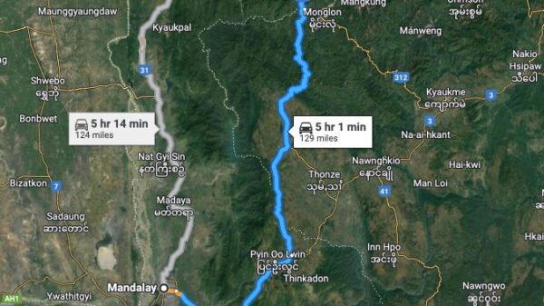မန္တလေး − မိုးကုတ် လမ်းပိုင်းကို မလိုအပ်ဘဲ ခရီးမသွားကြဖို့ ပြင်ဦးလွင် ပ.က.ဖ အသိပေး