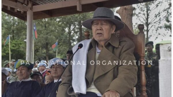 PNO/PNA ​​ခေါင်း​ဆောင်ဦး​အောင်ခမ်းထီး။ဓါတ်ပုံ-PNO