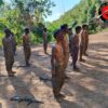 (မတူပီ ချင်းကာကွယ်ရေးတပ် (CDF)မှ ရဲဘော် များ စစ်ရေးလေ့ကျင့်နေစဉ်။ ဓာတ်ပုံ - CDF မတူပီ)