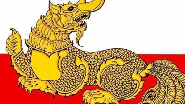 (ALDပါတီ အမှတ်တံဆိပ်နှင့် ​ဖေ​ဖော်ဝါရီလက အစည်းအ​ဝေးပြုလုပ်ပြီး မှတ်တမ်းဓါတ်ပုံရိုက်ကူးစဥ်။ဓါတ်ပုံ-ALD)