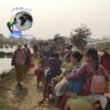 စစ်ကိုင်းတိုင်း၊ခင်ဦးမြို့နယ်ထဲကို စစ်ကောင်စီစစ်ကြောင်းထိုးလို့ တိမ်းရှောင်နေရတဲ့ဒေသခံတွေကိုတွေ့ရစဉ်