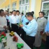 (အာဏာသိမ်း ဒု​ခေါင်း​​ဆောင်၏ ပင်းတယခရီးစဥ်တွင်လုပ်ငန်းရှင်များနှင့်အတူ​တွေ့ရစဥ်။ ဓါတ်ပုံ-စစ်​ကောင်စီ)