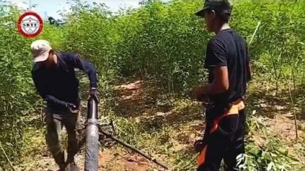 (လက်နက်ကြီးဖြင့်တိုက်ခိုက်နေသော SBTF ရဲဘော်များအား တွေ့ရစဥ်။ဓာတ်ပုံ - SBTF)