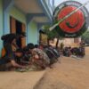 (မတူပီမြို့နယ် ချင်းကာကွယ်ရေးတပ်(CDF)တပ်ဖွဲ့မှ ရဲဘော်များ ထမင်းစားသုံးနေကြစဥ်။ ဓာတ်ပုံ - Chinland Defense Force Matupi)