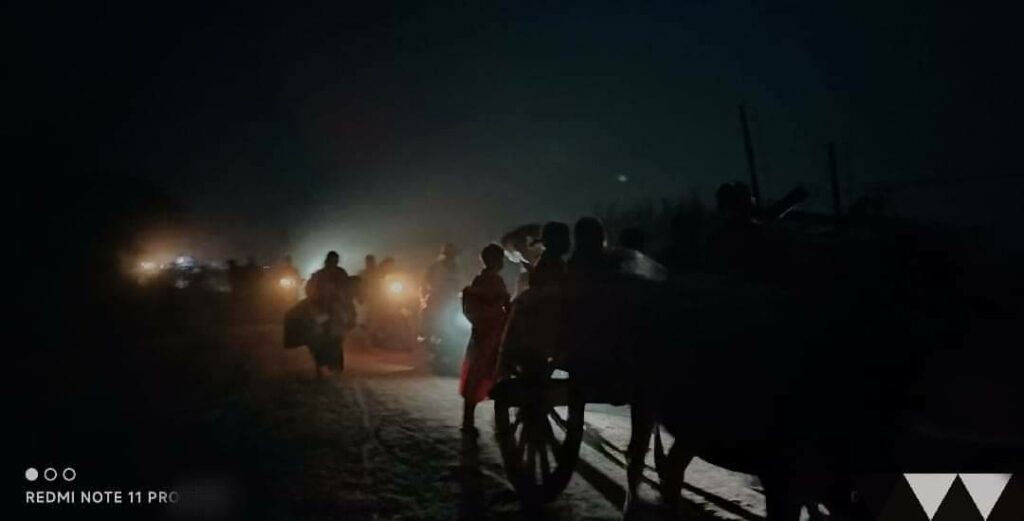 ရွာထဲစစ်တပ်ဝင်လာခြင်း