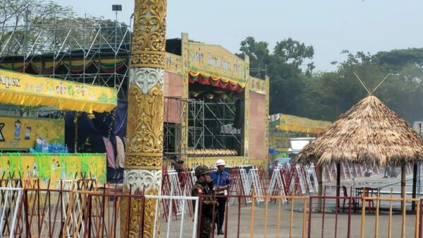 သင်္ကြန်အကြိုနေ့မတိုင်ခင် လုံခြုံရေးတင်းကြပ်ထားတဲ့ရန်ကုန်