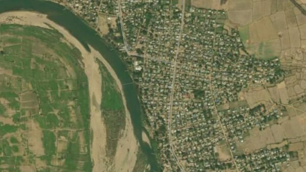 (ဂန့်​ဂေါမြို့နယ် ကန်ရွာကိုGoogle Map တွင်​တွေ့ရမှု)
