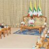 (စစ်ကောင်စီ​၏ ရွေးကောက်ပွဲကော်မရှင်နှင့် အိန္ဒိယသံအမတ်တို့ တွေ့ဆုံနေစဉ်)