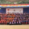 (ကရင်နီအမျိုးသားကောလိပ် ကျောင်းသား၊ကျောင်းသူ ၁၁၅ဦး ဘွဲ့အပ်နှင်းခြင်းနှင့် ကျောင်းဆင်းပွဲပြုလုပ်နေစဥ်။ ဓာတ်ပုံ - KnIC)