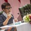 (အင်ဒိုနီးရှား နိုင်ငံခြားရေးဝန်ကြီး ရက်တ်နိုမာဆူဒီ ဧပြီ ၅ ရက် သတင်းစာရှင်းလင်းပွဲတွင် ​တွေ့ရစဥ်။ ဓါတ်ပုံ-Aprillio Akbar/Jakarta Globe)