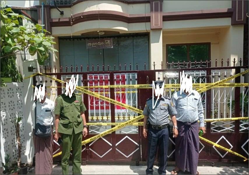 မန္တလေးက အညာသားကြီးအထည်ဆိုင်မိသားစု ဖမ်းခံရပြီး အိမ်ကိုပါ စစ်ကောင်စီချိတ်ပိတ်