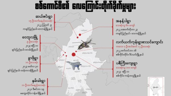 စစ်ကောင်စီရဲ့ အဆိုးရွားဆုံး လေကြောင်းတိုက်ခိုက်မှု