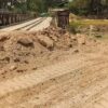 (စစ်ကောင်စီအဖွဲ့ ဖျက်ဆီးသွားသော လမ်းပိုင်းများအား တွေ့ရစဥ်။ ဓာတ်ပုံ - CJ)