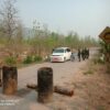 (​ဘောလခဲ - ဖား​ဆောင်း လမ်းပိုင်းတစ်​နေရာအား တွေ့ရစဥ် ။ဓာတ်ပုံ - CJ)