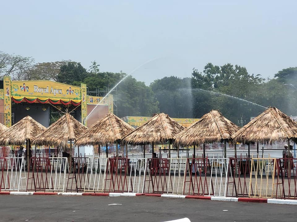 သင်္ကြန်အကြိုနေ့မတိုင်ခင် လုံခြုံရေးတင်းကြပ်ထားတဲ့ရန်ကုန်