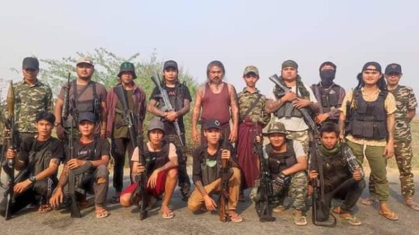 (တိုက်ခိုက်ခဲ့သည့် Zero ပြောက်ကျားတပ်ဖွဲ့ရဲဘော်များအား တွေ့ရစဥ်။ ဓာတ်ပုံ-Zero)
