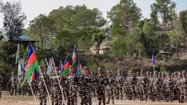 (CDF မင်းတပ် တပ်ဖွဲ့ဝင်များ / ၂၀၂၁ ​မေ ၁၄ ရက်တွင် တူမီးကိုင်CDF မင်းတပ်က စစ်တပ်၏ကား ၆ စီးပါယာဥ်တန်းကိုတိုက်ခိုက်သိမ်းပိုက်ခဲ့စဥ်။ဓါတ်ပုံ-မင်းတပ်CDF)