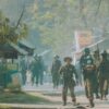 (မကွေးတိုင်း၊ တောင်တွင်းကြီးမြို့၌ ဆန္ဒပြပြည် သူများအား စစ်ကောင်စီတပ်သားများက ပစ်ခတ်ဖြိုခွင်းနေသည်ကို ၂၀၂၁ မတ်လ ၃ ရက်က တွေ့ရစဉ်။ ဓာတ်ပုံ - CJ)