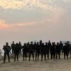 (CDF-CDM(စီးယင်း)နှင့်မဟာမိတ်တပ်ဖွဲ့ဝင်များ/က​လေး-တီးတိန်လမ်းပိုင်းကို​ Google Mapမြေပုံတွင်​တွေ့ရမှု။ ဓါတ်ပုံ-CDF-CDM(စီးယင်း) )