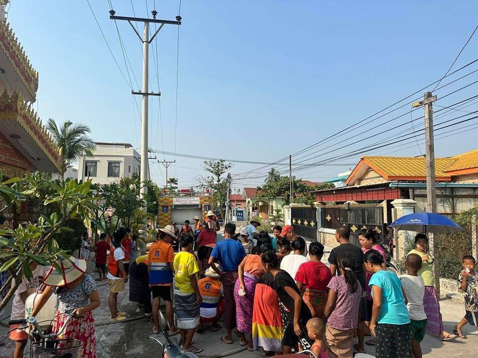 မန္တလေးမှာ ရေပြတ်လပ်နေလို့နေ့စဉ် ရေဂါလံ နှစ်သိန်းဝန်းကျင် လိုအပ်နေ