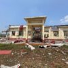 (စစ်ကောင်စီက ကျန်းမာရေးနှင့်ပတ်သက်သည့် အဆောက်အဦးများအား ဗုံးကြဲတိုက်ခိုက်ပြီးနောက် တွေ့ရစဉ်။ ဓာတ်ပုံ - MoH.NUG)