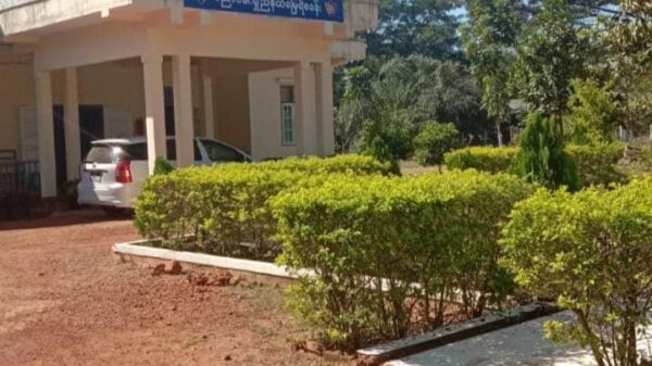(ညောင်ခါးရှည်နယ်မြေရဲစခန်းအား တွေ့ရစဉ်။ ဓာတ်ပုံ - CJ)