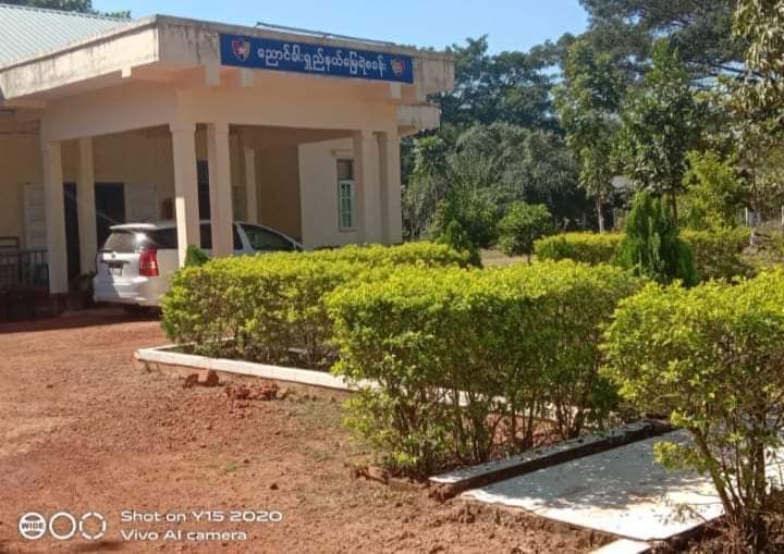 (ညောင်ခါးရှည်နယ်မြေရဲစခန်းအား တွေ့ရစဉ်။ ဓာတ်ပုံ - CJ)