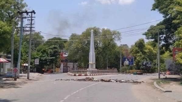(မြင်းမူမြို့လယ်တစ်နေရာကို တွေ့ရစဥ်။ ဓာတ်ပုံ-CJ)