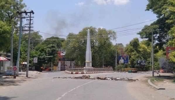 (မြင်းမူမြို့လယ်တစ်နေရာကို တွေ့ရစဥ်။ ဓာတ်ပုံ-CJ)
