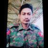 အသတ်ခံရသည့် ပျူစောထီးခေါင်းဆောင် ကိုမိုးဝင်းအား တွေ့ရစဥ်။ ဓာတ်ပုံ-Ninja
