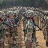 (စစ်ကောင်စီတပ်အား ခုခံတိုက်ခိုက်နေသည့် ပြည်သူ့ကာကွယ်ရေးတပ်ဖွဲ့ MDY-PDFမှ ရဲဘော်များ စစ်ရေးလေ့ကျင့်နေစဉ်။ ဓာတ်ပုံ - MDY-PDF)