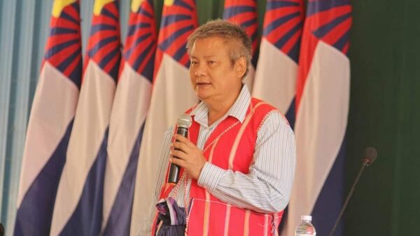 KNU ဒုဥက္ကဋ္ဌအဖြစ်​ရွေး​ကောက်ခံရ​သော ပဒိုစောဆဲဂေ။ ဓါတ်ပုံ-ကရင်အမျိုးသားမီဒီယာ