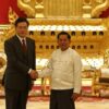 တရုတ်နိုင်ငံခြား​ရေးဝန်ကြီးနဲ့ မြန်မာ အာဏာသိမ်း​ခေါင်း​ဆောင် ဓါတ်ပုံ- CGTN