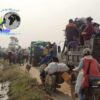(စစ်ကောင်စီတပ် စစ်ကြောင်းထိုး မီးရှို့ဖျက်ဆီးမှုများကြောင့် ထွက်ပြေးတိမ်းရှောင်နေရသော ခင်ဦးနယ် ပြည်သူများအား ၂၀၂၃ မတ်လ ၆ရက်က တွေ့ရစဥ်။ ဓာတ်ပုံ- ခင်ဦးမြို့နယ် သတင်းမှန်ပြန်ကြားရေး)
