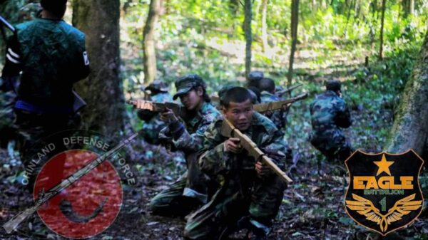 (CDF(Matupi) Battalion - 1​၏ (၅)ကြိမ်မြောက် အခြေခံစစ်သင်တန်းနှင့် လက်နက်ငယ်သင်တန်းတစ်ခုတွင် တွေ့ရသော ရဲဘော်များ။ ဓာတ်ပုံ - CDF မတူပီ)